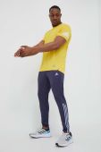 Бігова футболка adidas Performance Run It колір жовтий з принтом Бігова футболка adidas Performance Run It колір жовтий з принтом