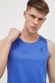 Топ для бігу On-running Tank-T колір блакитний