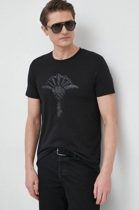 Бавовняна футболка Joop! колір чорний з принтом (3517070) Бавовняна футболка Joop! колір чорний з принтом (3517070)