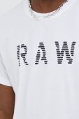 Бавовняна футболка G-Star Raw колір білий з принтом (3213655) Бавовняна футболка G-Star Raw колір білий з принтом (3213655)