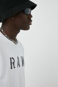 Бавовняна футболка G-Star Raw 2-pack колір білий з принтом Бавовняна футболка G-Star Raw 2-pack колір білий з принтом