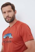 Спортивна футболка Columbia Columbia Hike колір помаранчевий з принтом (3488045) Спортивна футболка Columbia Columbia Hike колір помаранчевий з принтом (3488045)