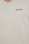 Бавовняна футболка Columbia колір бежевий однотонний 2037491-278 Бавовняна футболка Columbia колір бежевий однотонний 2037491-278