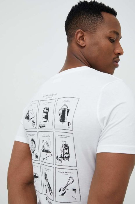 Бавовняна футболка Columbia колір білий з принтом 1934824.SS23-112 (2955847) Бавовняна футболка Columbia колір білий з принтом 1934824.SS23-112 (2955847)