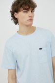 Бавовняна футболка Lee меланж колір блакитний (2958025) Бавовняна футболка Lee меланж колір блакитний (2958025)