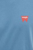 Бавовняна футболка Wrangler з принтом колір блакитний (3089296) Бавовняна футболка Wrangler з принтом колір блакитний (3089296)