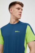 Спортивна футболка Jack Wolfskin Narrows візерунок колір блакитний