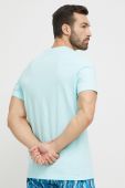 Пляжна футболка BOSS колір бірюзовий візерунок Пляжна футболка BOSS колір бірюзовий візерунок