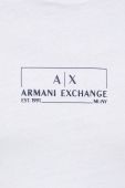 Бавовняна футболка Armani Exchange колір білий з принтом (3047421) Бавовняна футболка Armani Exchange колір білий з принтом (3047421)