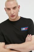 Бавовняна футболка Tommy Jeans колір чорний з принтом (3015964) Бавовняна футболка Tommy Jeans колір чорний з принтом (3015964)