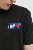 Бавовняна футболка Tommy Jeans колір чорний з принтом (3015964) Бавовняна футболка Tommy Jeans колір чорний з принтом (3015964)