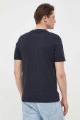 Бавовняна футболка BOSS колір синій з принтом (3225282) Бавовняна футболка BOSS колір синій з принтом (3225282)