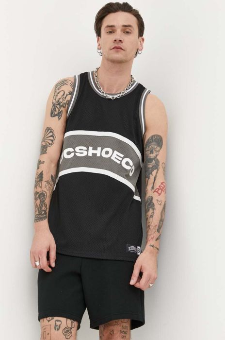 Футболка DC чоловічий колір чорний Футболка DC чоловічий колір чорний