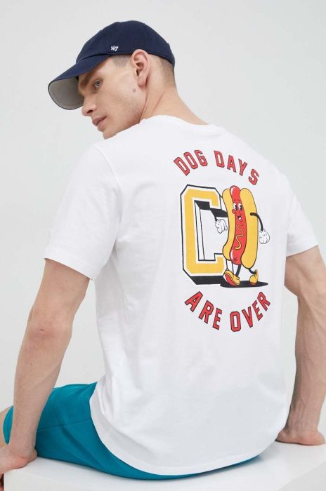 Бавовняна футболка Champion колір білий візерунок (3076206) Бавовняна футболка Champion колір білий візерунок (3076206)