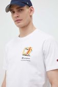 Бавовняна футболка Champion колір білий візерунок (3076206) Бавовняна футболка Champion колір білий візерунок (3076206)