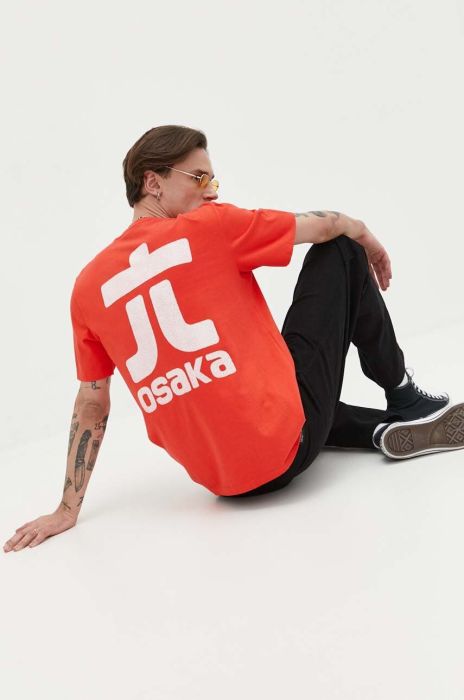 Бавовняна футболка Superdry колір червоний з принтом (3218335) Бавовняна футболка Superdry колір червоний з принтом (3218335)