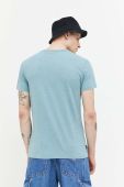 Бавовняна футболка Superdry колір бірюзовий меланж