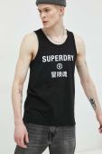 Бавовняна футболка Superdry колір чорний (3029572) Бавовняна футболка Superdry колір чорний (3029572)