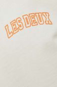 Бавовняна футболка Les Deux колір бежевий з принтом (3037266)