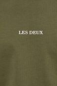 Бавовняна футболка Les Deux колір зелений однотонний (3037286) Бавовняна футболка Les Deux колір зелений однотонний (3037286)