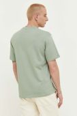 Бавовняна футболка HUGO колір зелений однотонний (3309408) Бавовняна футболка HUGO колір зелений однотонний (3309408)