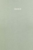 Бавовняна футболка HUGO колір зелений однотонний (3309408) Бавовняна футболка HUGO колір зелений однотонний (3309408)
