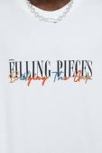 Бавовняна футболка Filling Pieces колір білий з принтом 88154571901-1901 Бавовняна футболка Filling Pieces колір білий з принтом 88154571901-1901