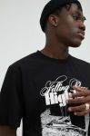 Бавовняна футболка Filling Pieces колір чорний з принтом (3040647)