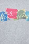 Бавовняна футболка PS Paul Smith колір сірий з принтом Бавовняна футболка PS Paul Smith колір сірий з принтом