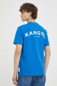 Бавовняна футболка Marc O'Polo x Kangol з принтом колір блакитний Бавовняна футболка Marc O'Polo x Kangol з принтом колір блакитний