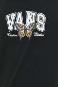 Бавовняна футболка Vans колір чорний з принтом (3079543) Бавовняна футболка Vans колір чорний з принтом (3079543)