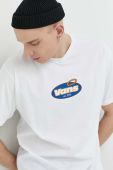 Бавовняна футболка Vans колір білий з принтом (3079569) Бавовняна футболка Vans колір білий з принтом (3079569)