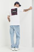 Бавовняна футболка Ellesse колір білий з принтом SHR17639-WHITE Бавовняна футболка Ellesse колір білий з принтом SHR17639-WHITE