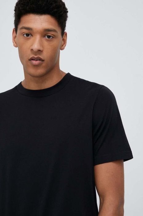 Бавовняна футболка Peak Performance колір чорний однотонний Бавовняна футболка Peak Performance колір чорний однотонний