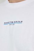Бавовняна футболка North Sails колір білий з принтом (3062999)