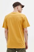 Бавовняна футболка Vans колір жовтий з принтом Бавовняна футболка Vans колір жовтий з принтом