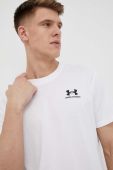 Тренувальна футболка Under Armour Logo Embroidered колір білий однотонна