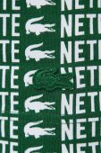 Бавовняна футболка Lacoste x Netflix колір зелений візерунок Бавовняна футболка Lacoste x Netflix колір зелений візерунок