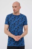 Футболка Mammut Massone Climbing Scene чоловіча колір синій візерунок Футболка Mammut Massone Climbing Scene чоловіча колір синій візерунок