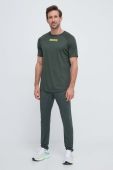 Тренувальна футболка Hummel Topaz колір зелений з принтом Тренувальна футболка Hummel Topaz колір зелений з принтом