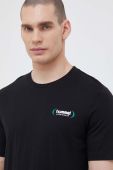 Бавовняна футболка Hummel колір чорний однотонний (3221758) Бавовняна футболка Hummel колір чорний однотонний (3221758)