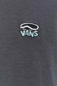 Бавовняна футболка Vans колір сірий з аплікацією Бавовняна футболка Vans колір сірий з аплікацією