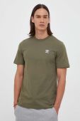 Бавовняна футболка adidas Originals колір зелений з аплікацією (3375669)