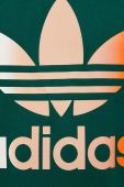 Бавовняна футболка adidas Originals колір зелений з принтом (3363772)