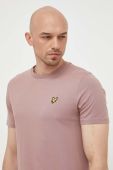 Бавовняна футболка Lyle & Scott колір рожевий однотонний (3255197) Бавовняна футболка Lyle & Scott колір рожевий однотонний (3255197)