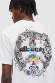 Бавовняна футболка AllSaints колір білий з принтом (3258573) Бавовняна футболка AllSaints колір білий з принтом (3258573)