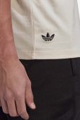 Бавовняна футболка adidas Originals Adicolor Neuclassics колір жовтий візерунок HM1874-beige