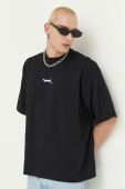 Бавовняна футболка Preach колір чорний з принтом (3267505) Бавовняна футболка Preach колір чорний з принтом (3267505)