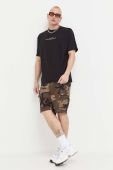 Бавовняна футболка Preach колір чорний з принтом (3267528)