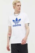 Бавовняна футболка adidas Originals Adicolor Classics Trefoil Tee колір білий з принтом IA4813-WHITE/SELU